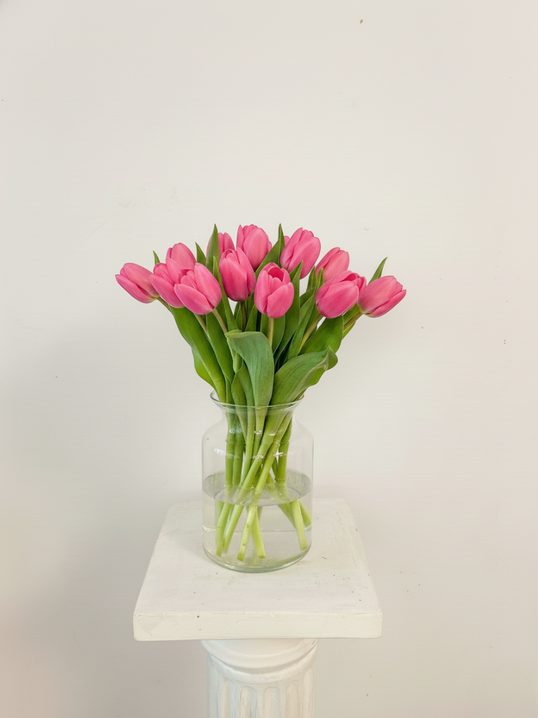 Bouquet of 20 Pink Tulips