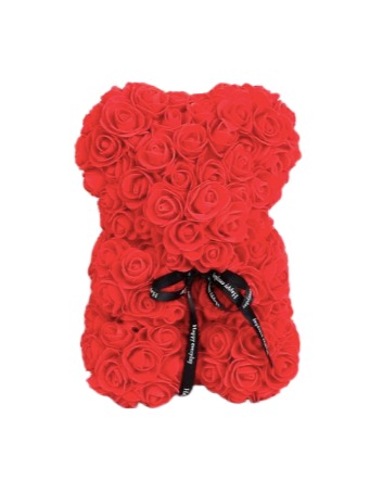 Teddy Bear of Red Roses "25 cm"