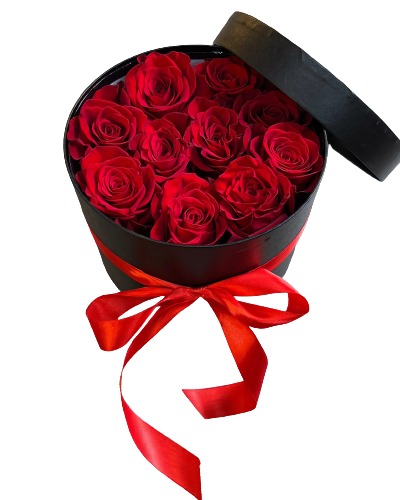 Box of Red Roses "Suprem"