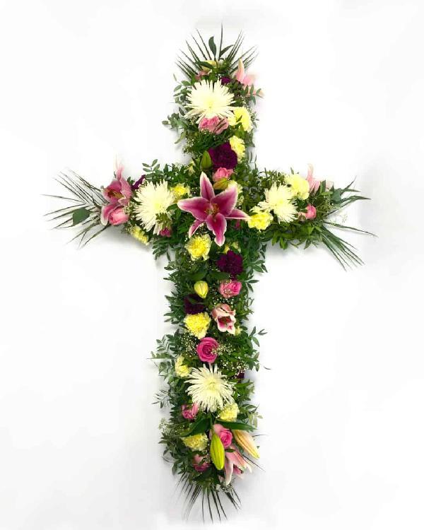 PINK LILY CROSS