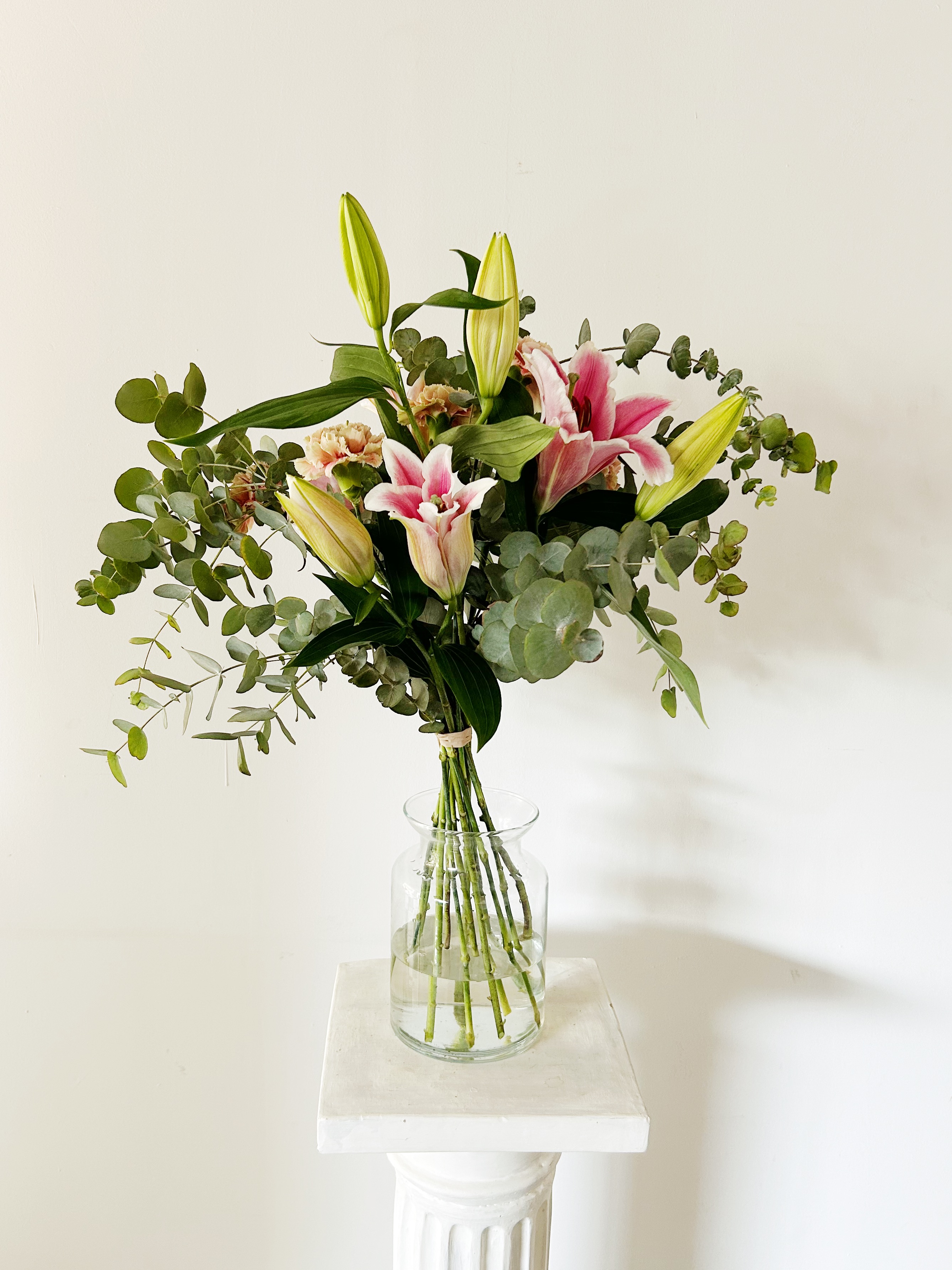 Bouquet of Pink Lilies "Strawberry Cake"