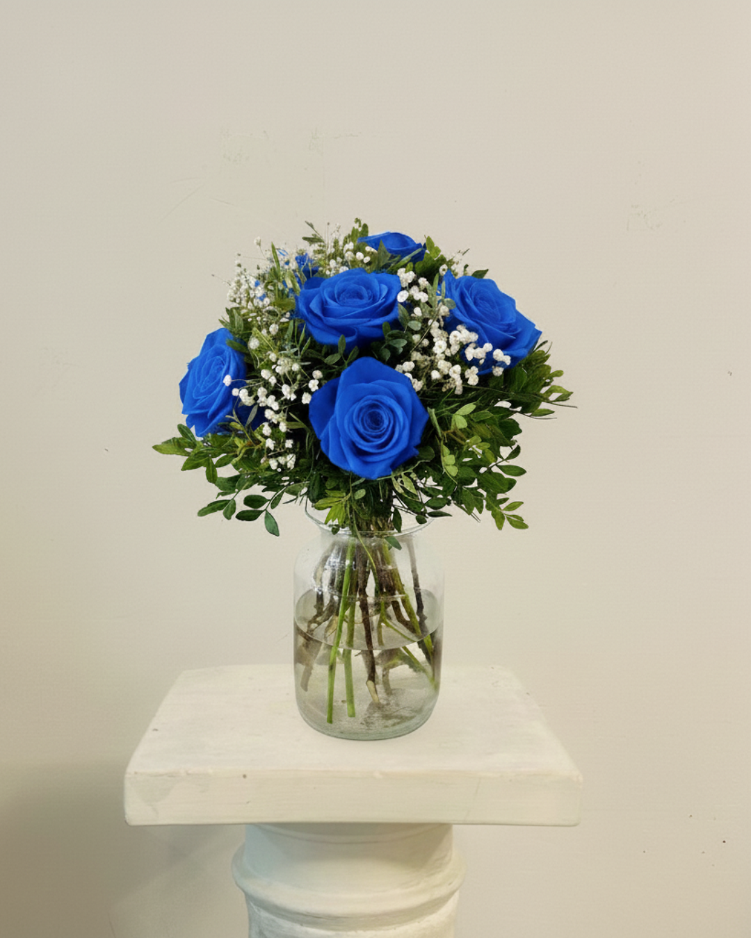 Ram de 6 Roses Blaves "Serendipia"