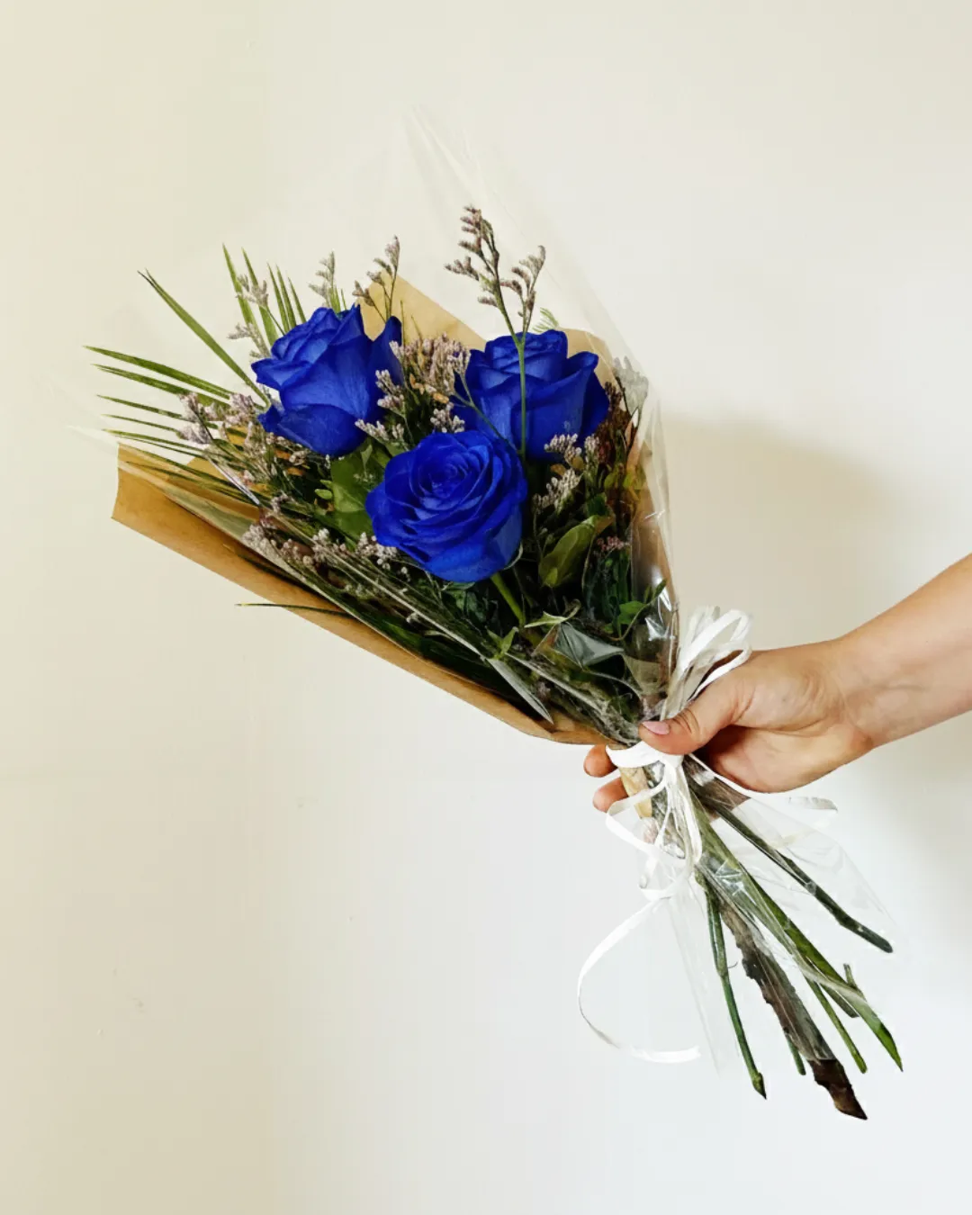 Ram de 3 Roses Blaves "Incondicional Blau"