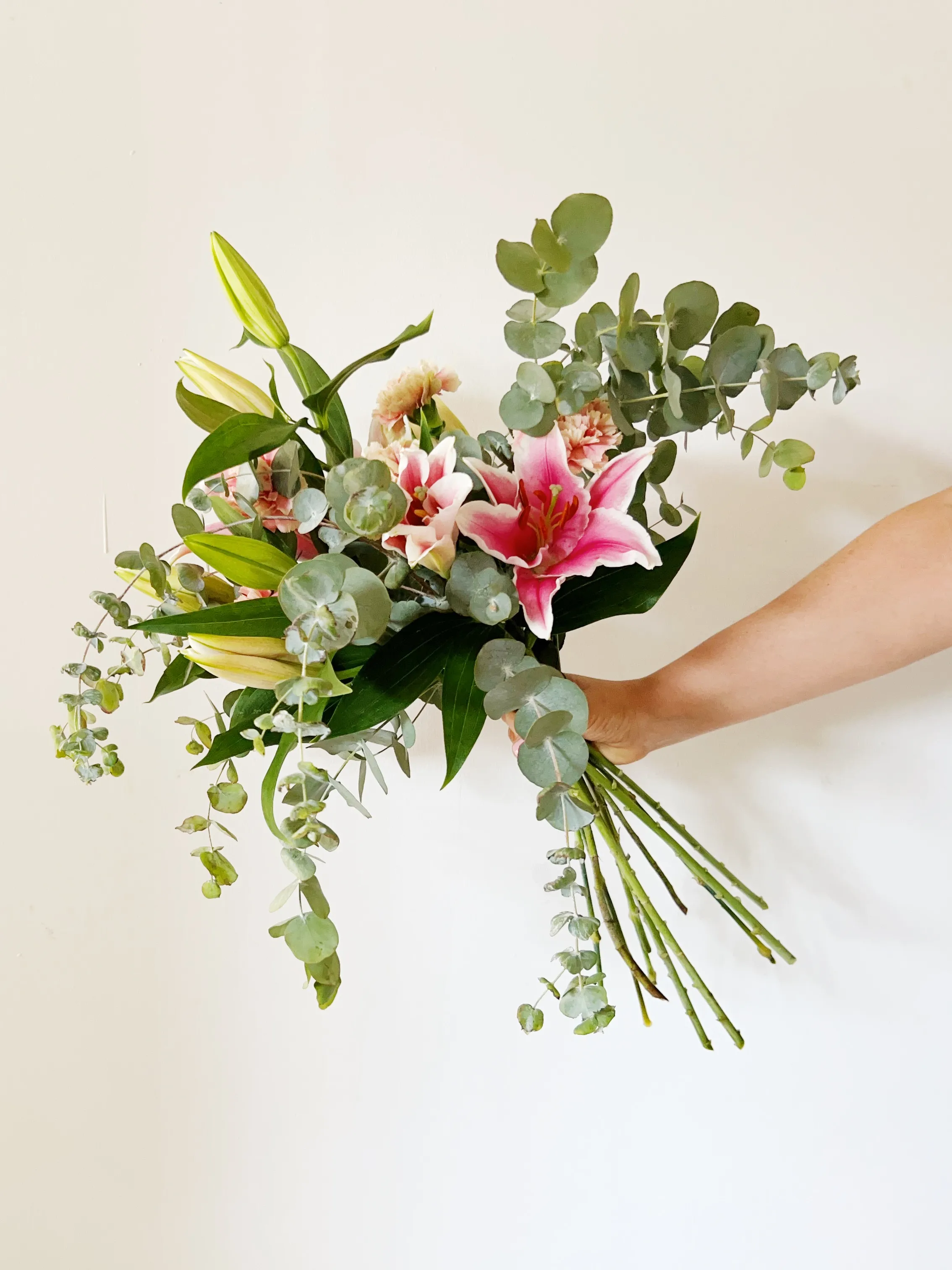 Ram de Liliums Roses "Pastís de Maduixa"