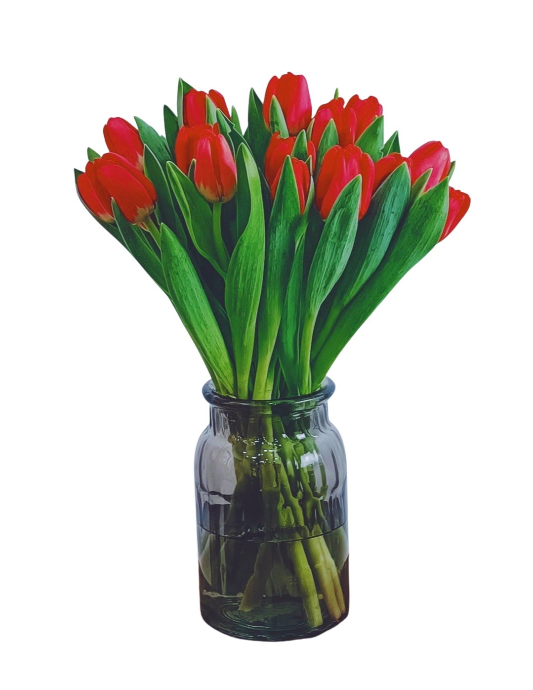 Bouquet of Red Tulips "Meraki"